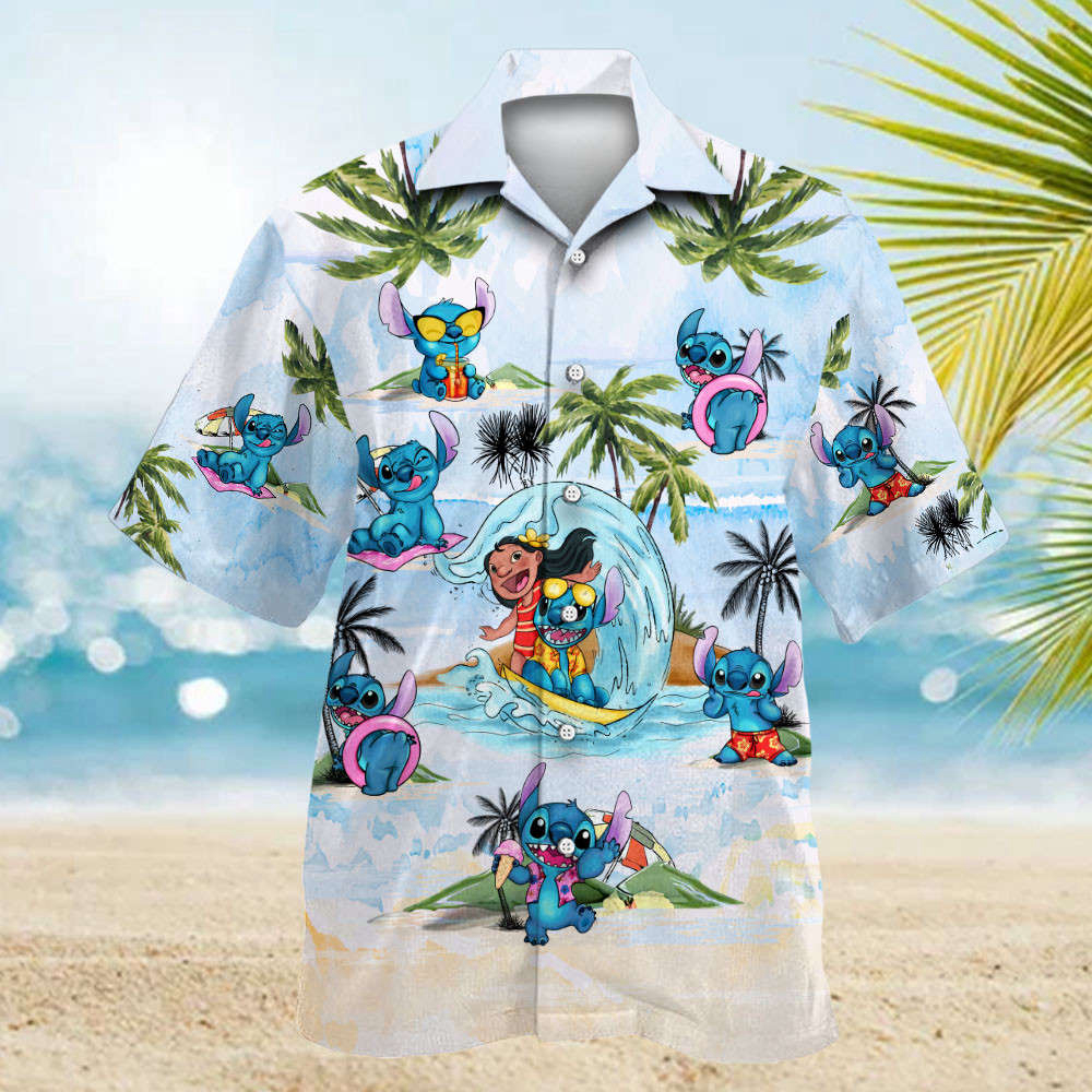 Stitch 07 Hawaiian Shirt Summer Aloha Shirt For Men Women