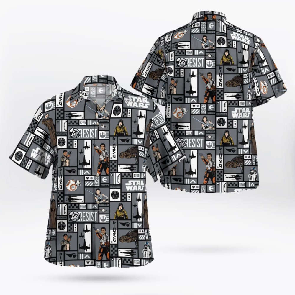 Star Wars Resistance Heroes In Iron Hawaii Shirt Summer Aloha Shirt For Men Women