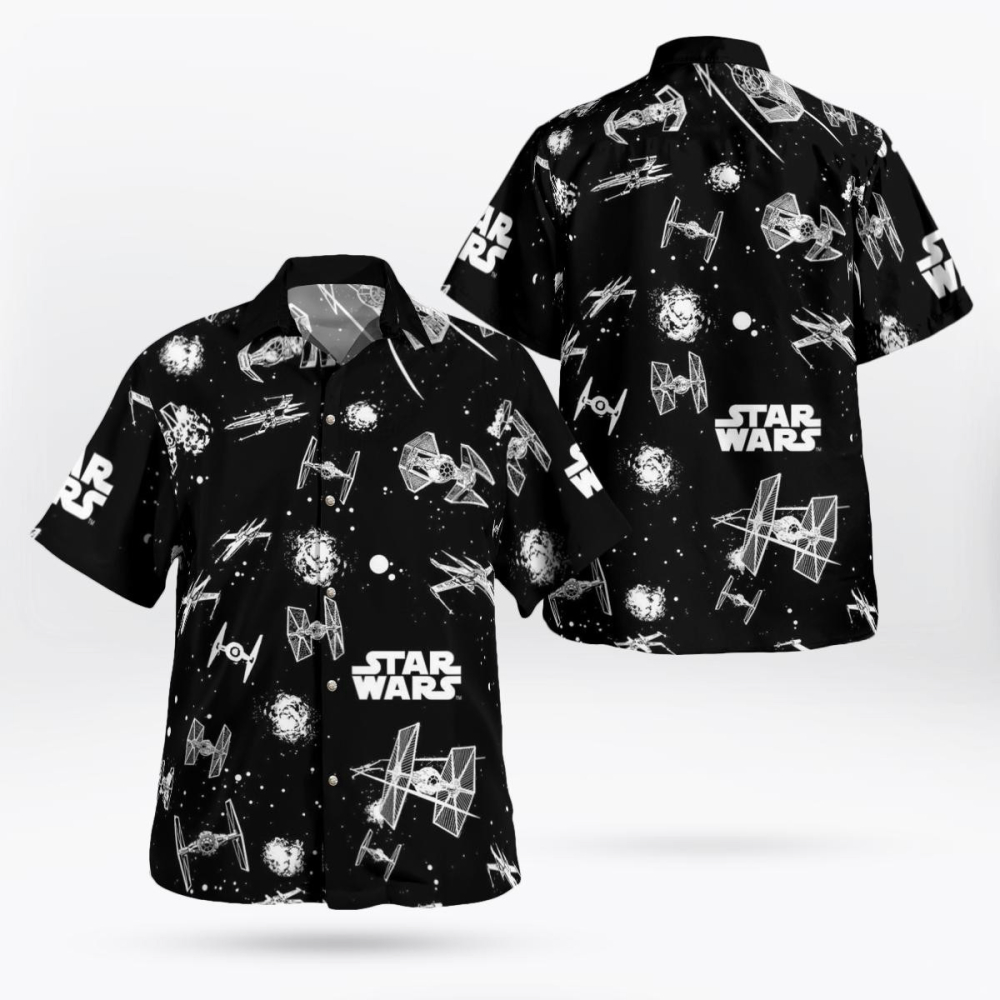 Star Wars Spaceship Hawaiian Shirt Summer Aloha Shirt For Men Women