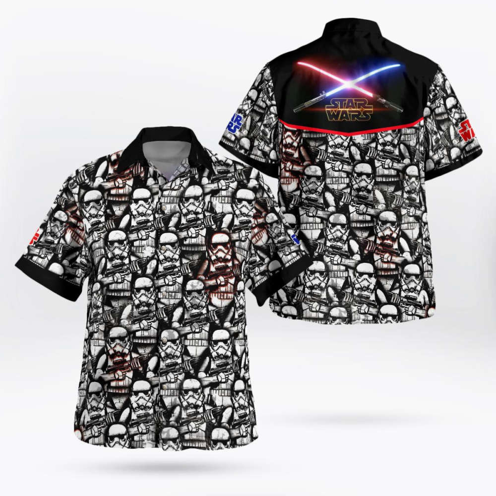 Star Wars Trooper Hawaiian Shirt Summer Aloha Shirt For Men Women