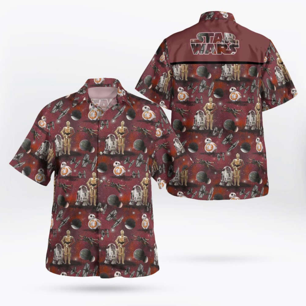 Galaxy Star Wars Hawaiian Shirt Summer Aloha Shirt For Men Women