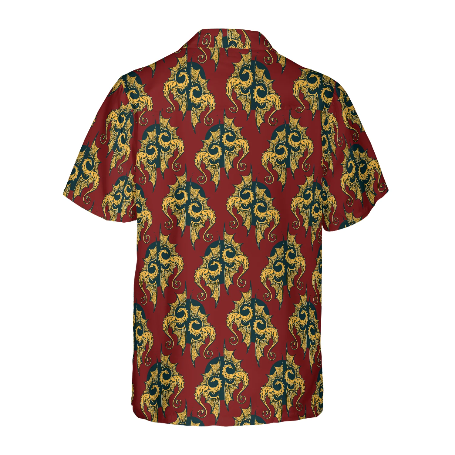 Gold Dragons For The Hero Hawaiian Shirt Aloha Shirt For Men and Women