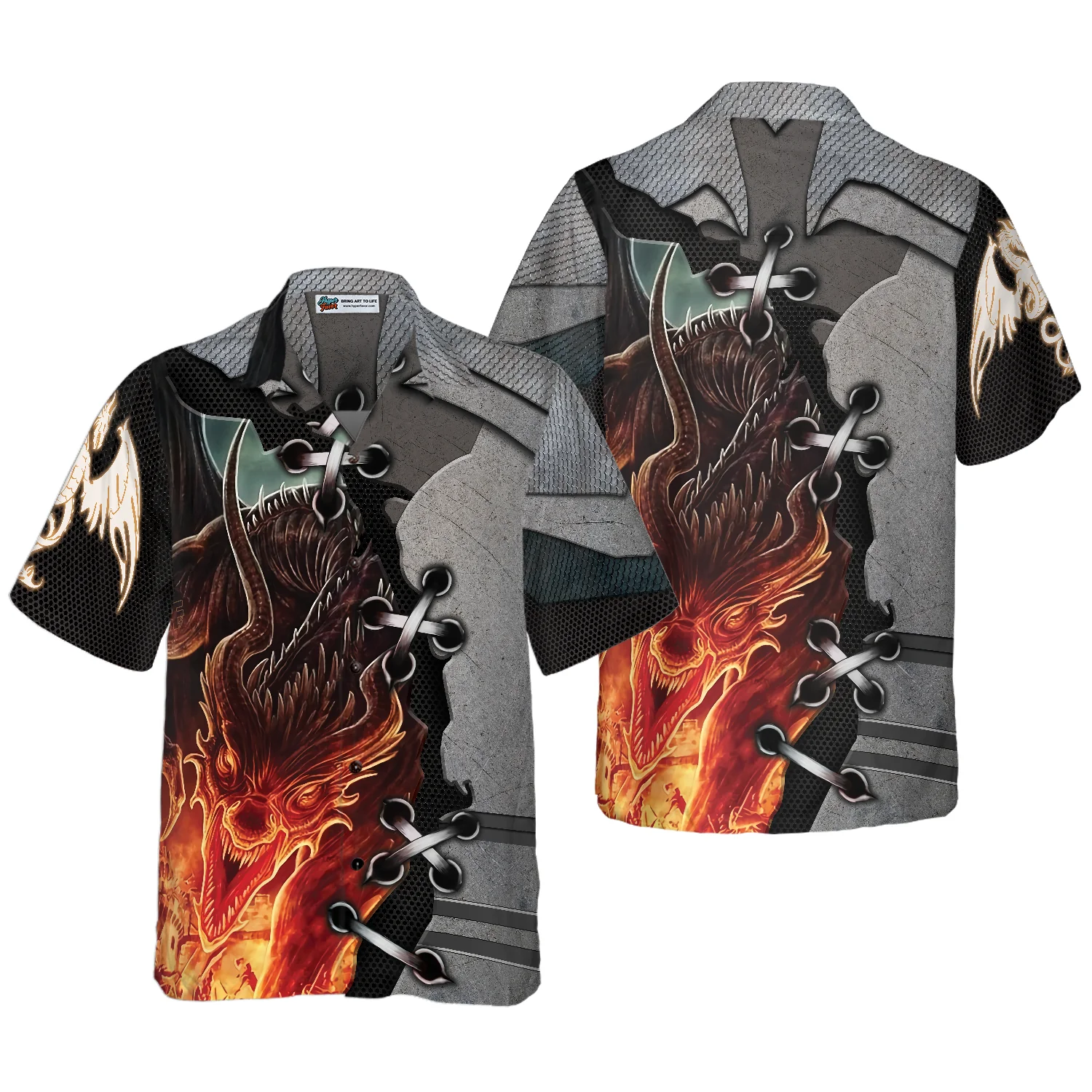 Tattoo And Dungeon Dragon Hawaiian Shirt Aloha Shirt For Men and Women