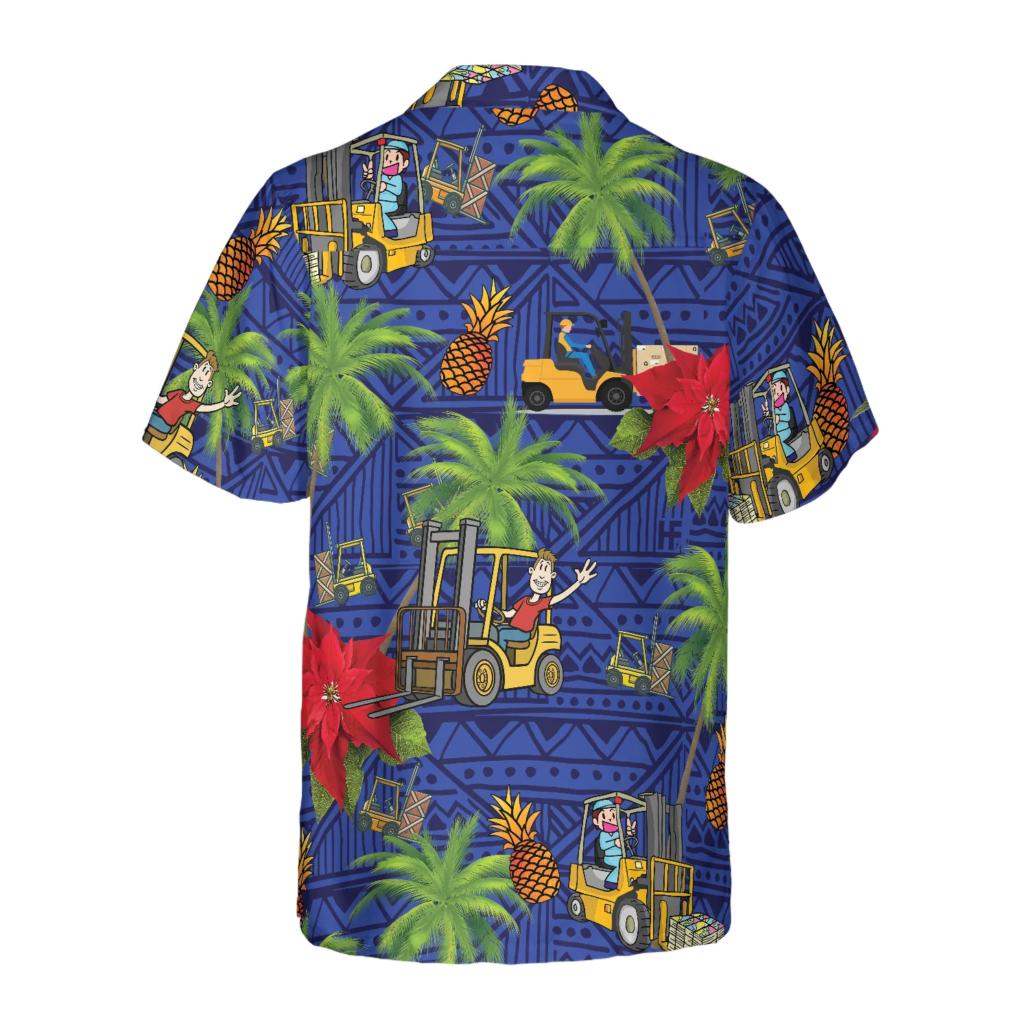 Forklift Life Hawaiian Shirt Aloha Shirt For Men and Women