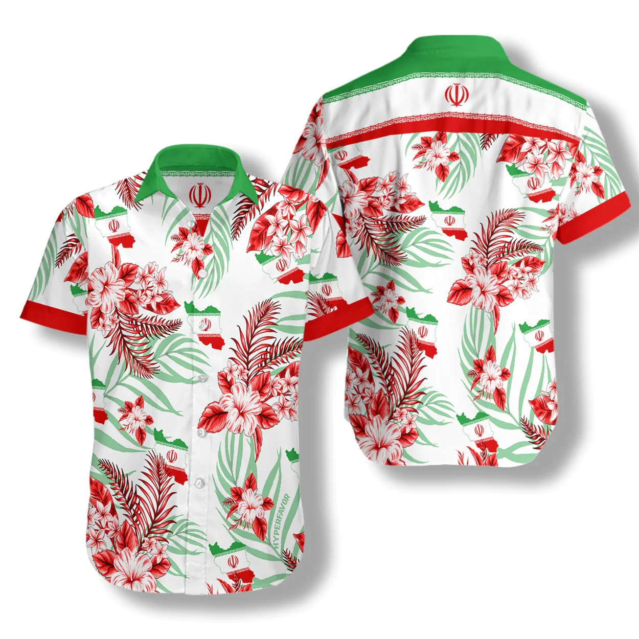 Iran Proud Hawaiian Shirt Aloha Shirt For Men and Women