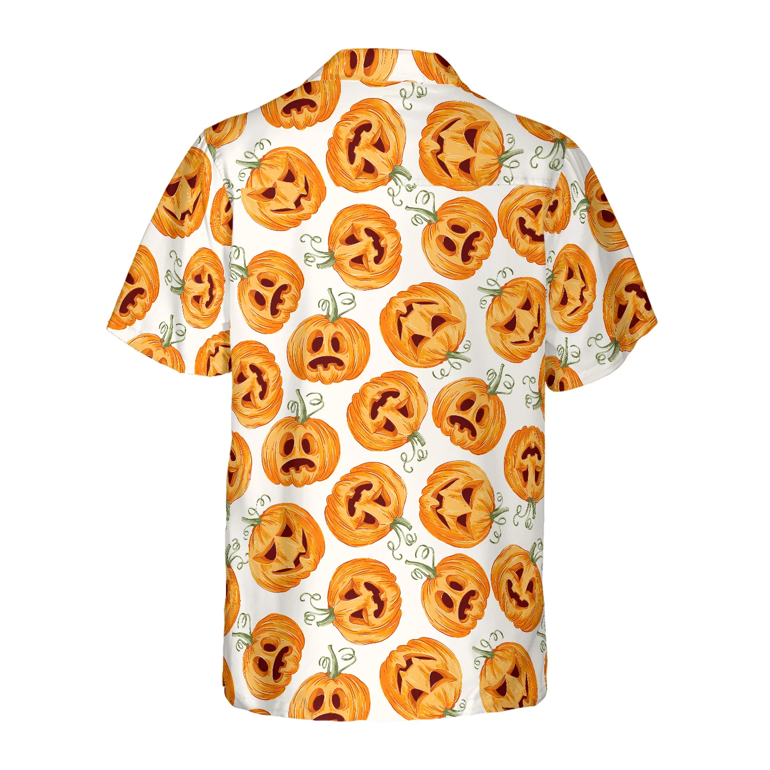 Pumpkin Pattern Halloween Hawaiian Shirt Halloween Shirt Aloha Shirt For Men and Women