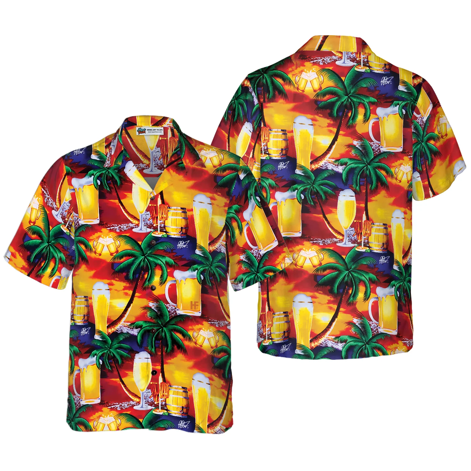 Beer in Paradise Hawaiian Shirt Hawaiian Shirt Aloha Shirt For Men and Women