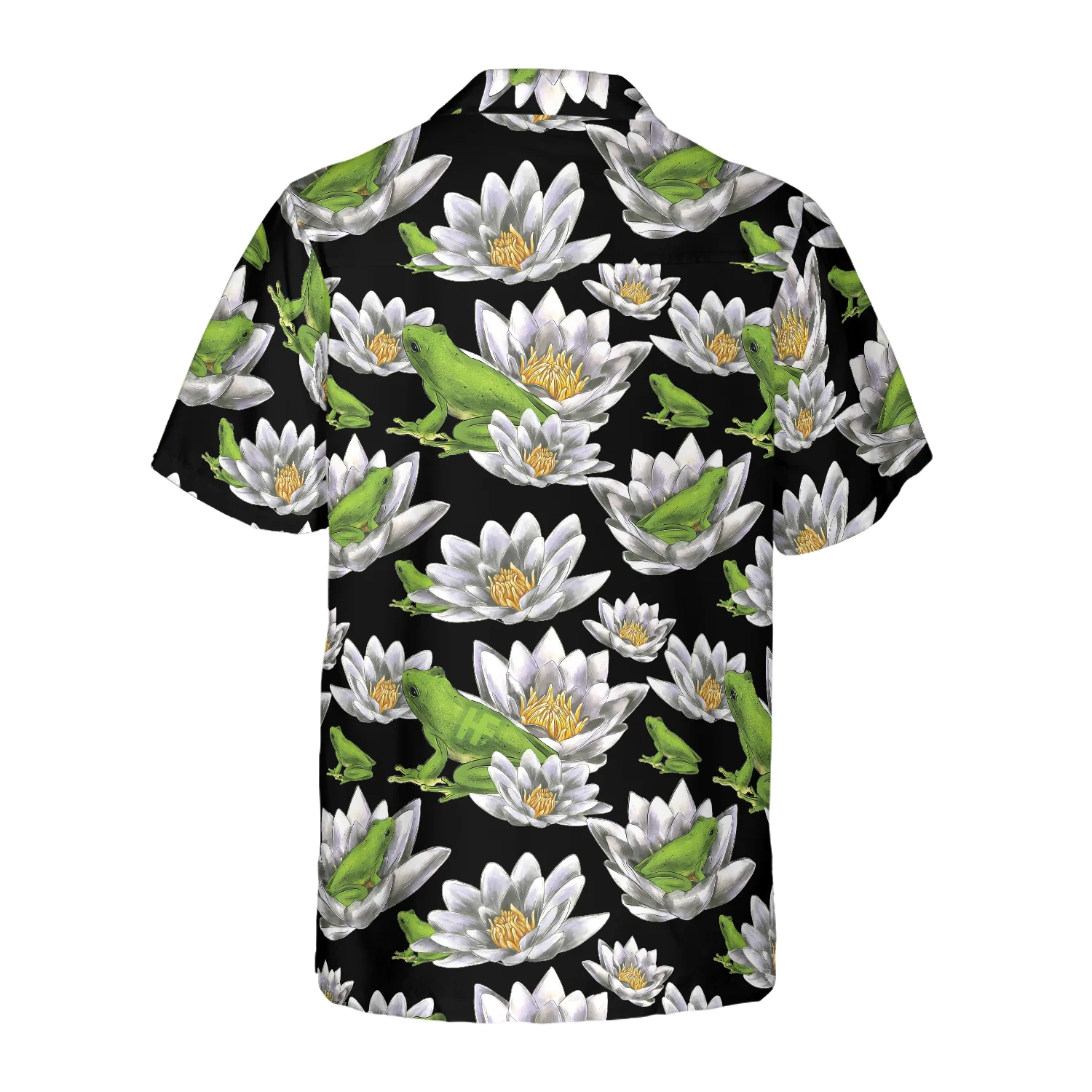 Frogs With Water Lilies Hawaiian Shirt Aloha Shirt For Men and Women