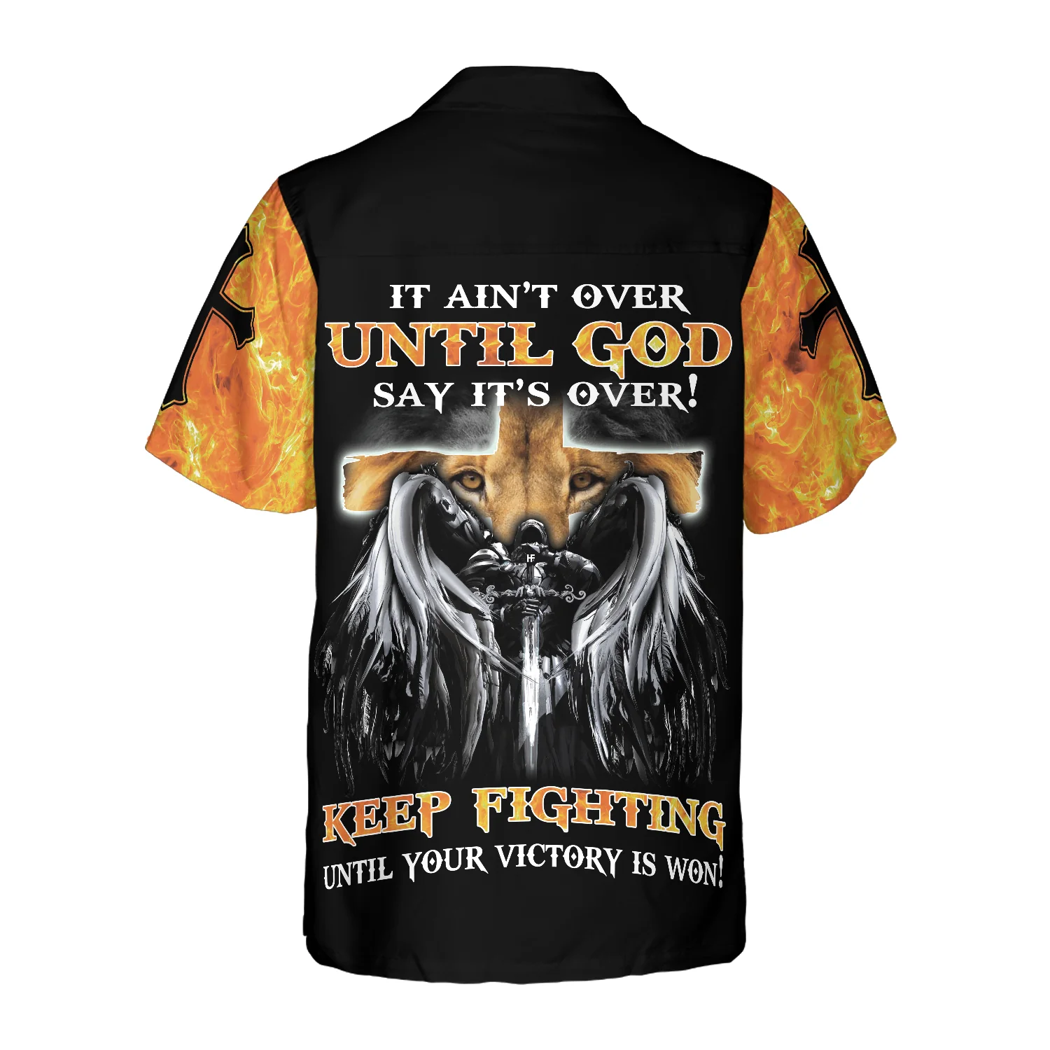 It Aint Over Until God Says Its Over Hawaiian Shirt Aloha Shirt For Men and Women