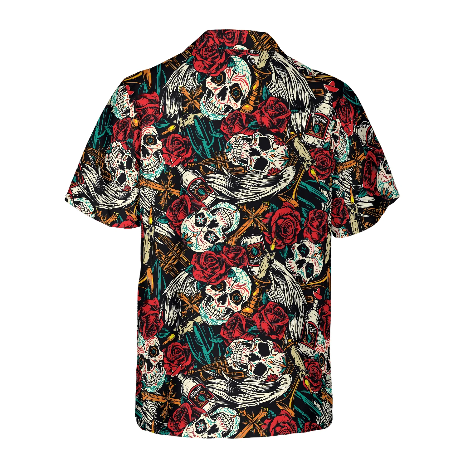 Day Of The Dead Skull Hawaiian Shirt Best Skull Shirt Aloha Shirt For Men and Women