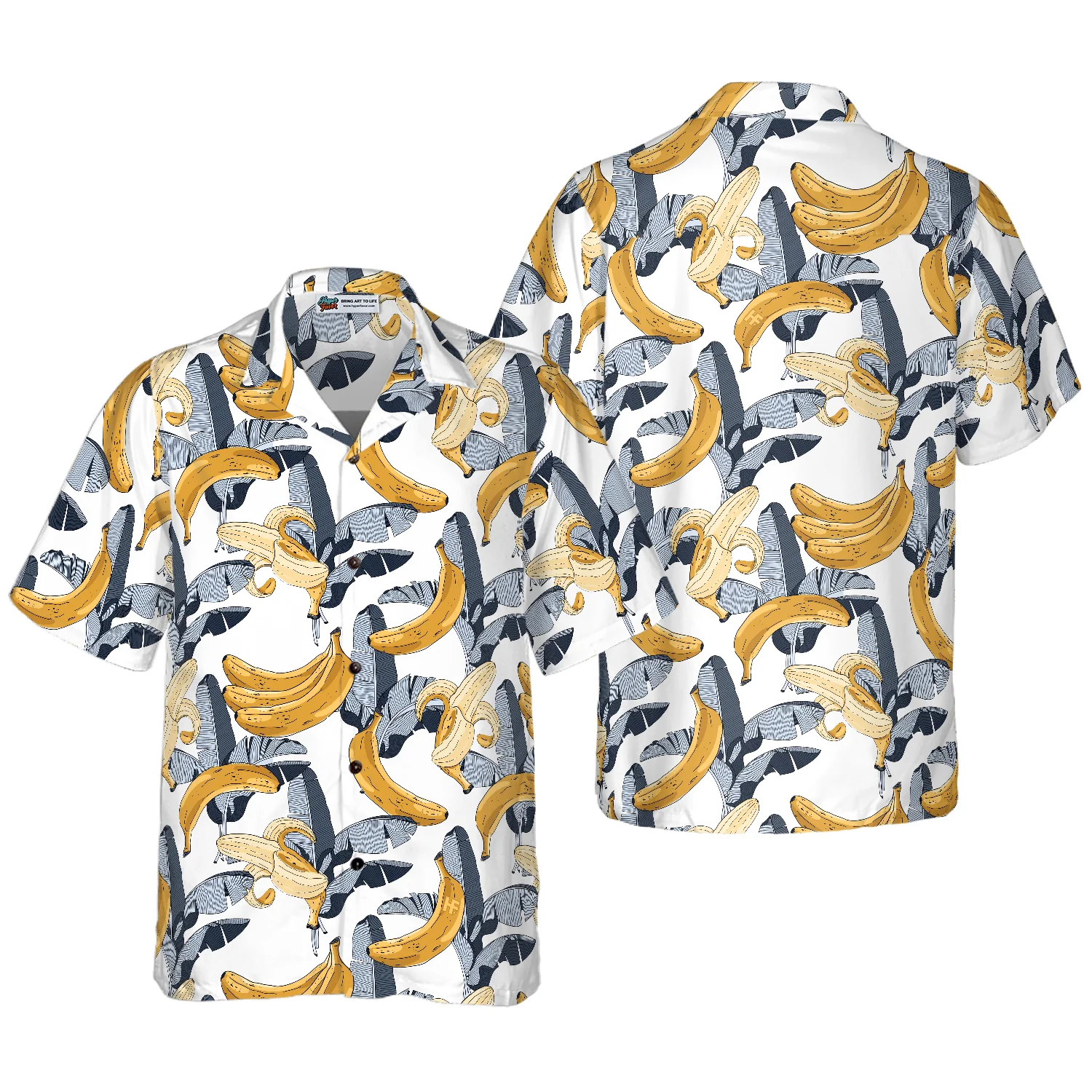 Banana Tropical Hawaiian Shirt Aloha Shirt For Men and Women