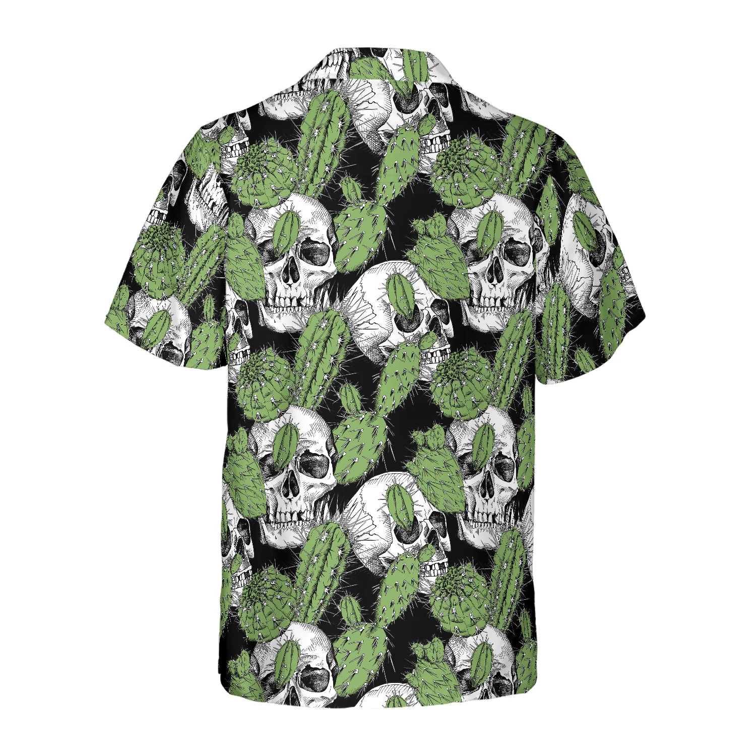 Cactus Skull Shirt Hawaiian Shirt Aloha Shirt For Men and Women