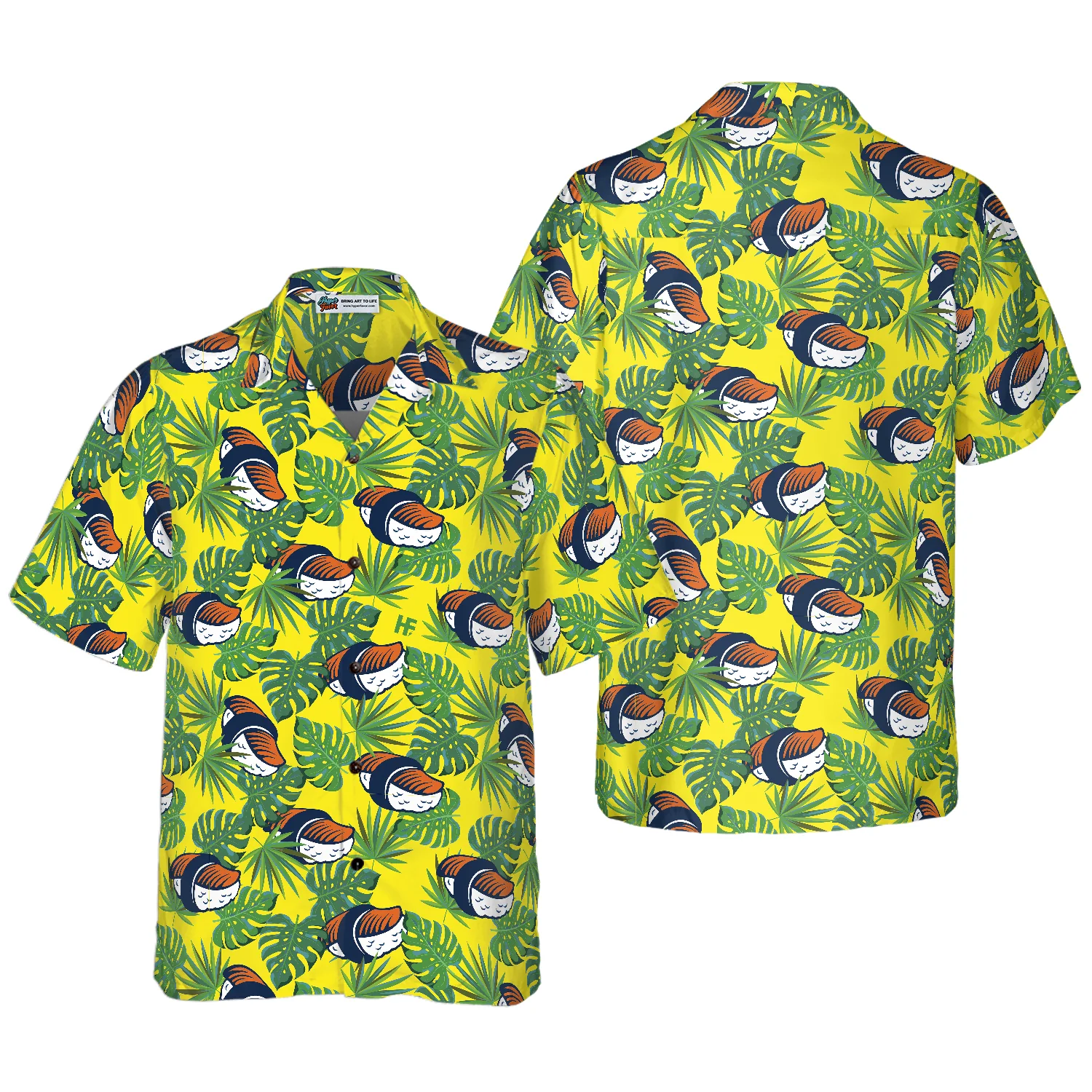 Sushi Food V1 Hawaiian Shirt Aloha Shirt For Men and Women