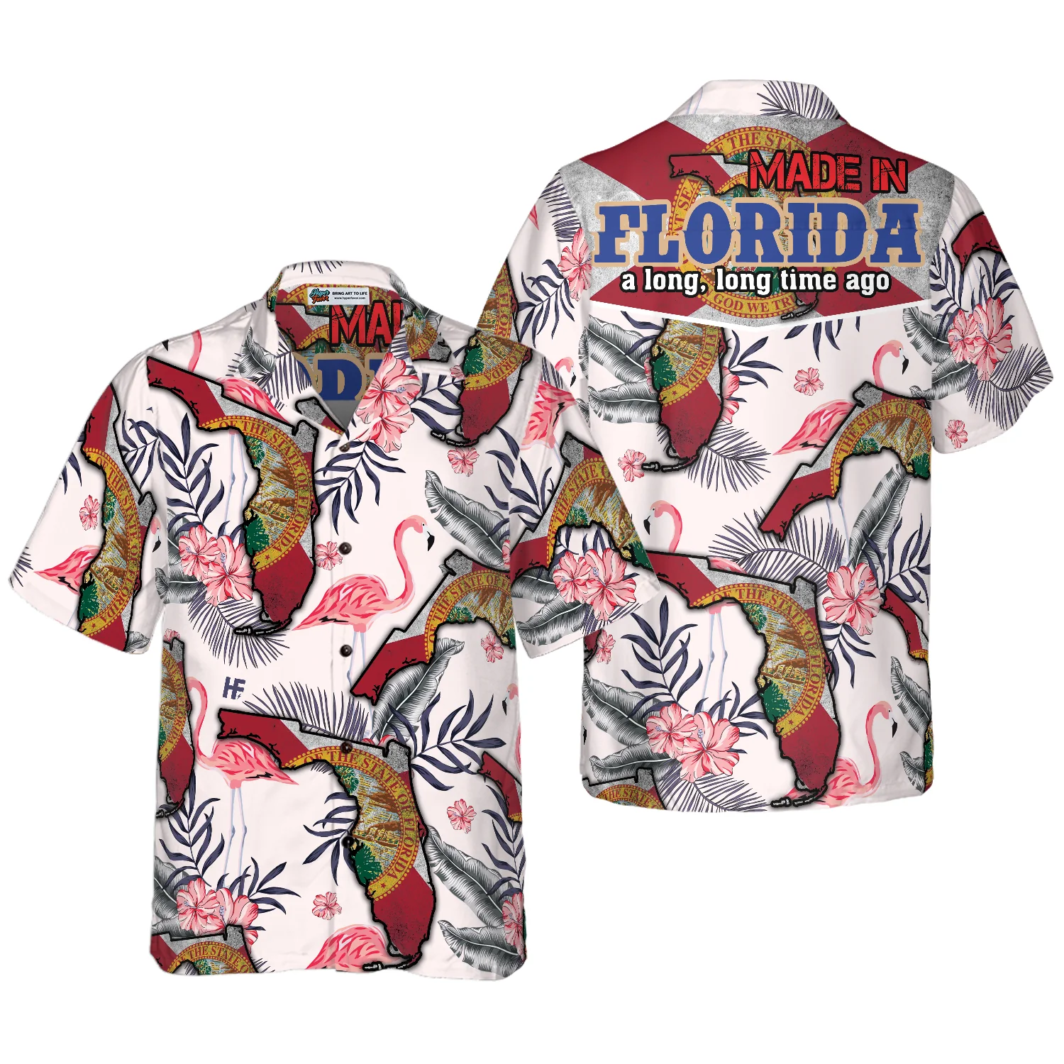 Florida Made In Long Time Hawaiian Shirt Aloha Shirt For Men and Women