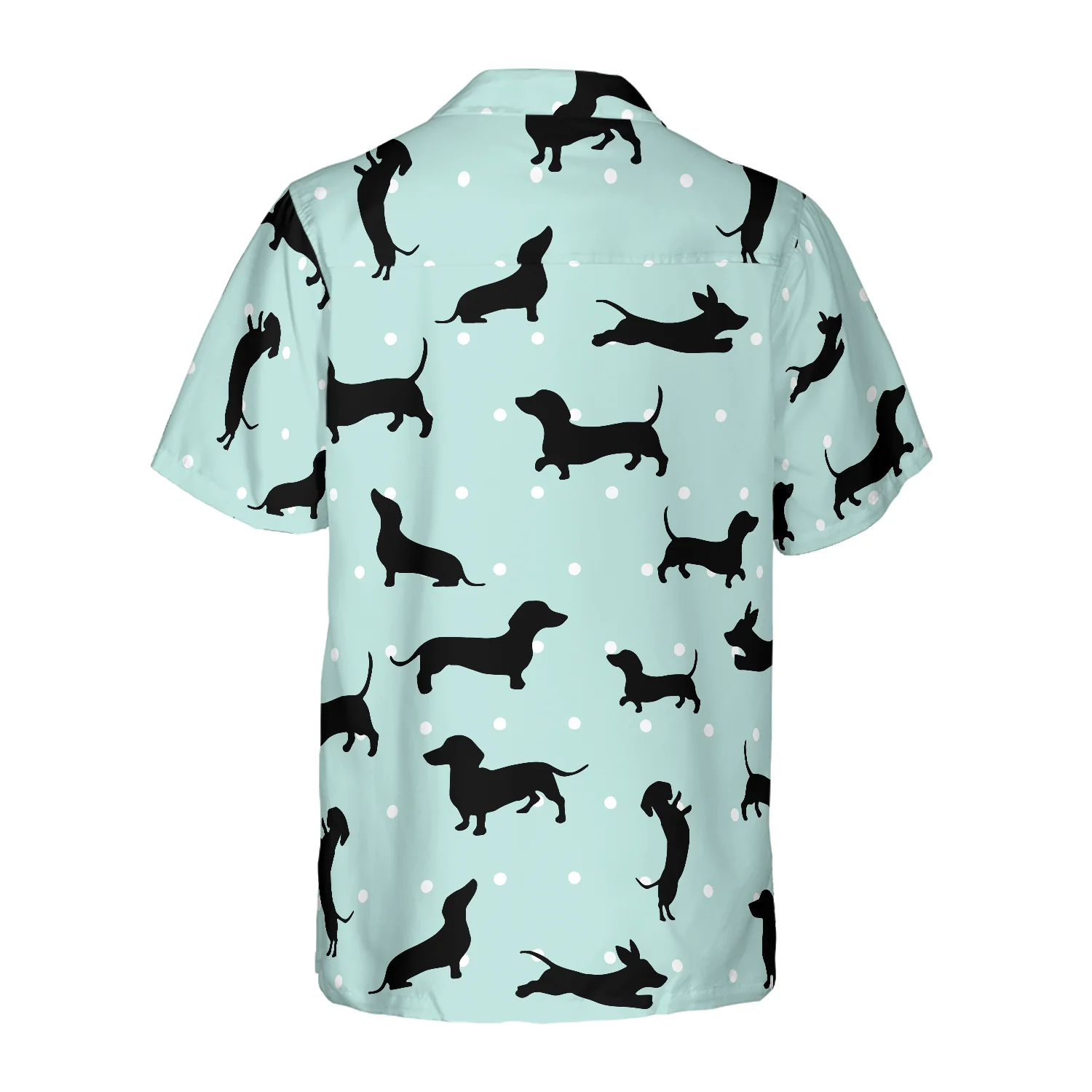 Small Dachshund Pattern Hawaiian Shirt Aloha Shirt For Men and Women