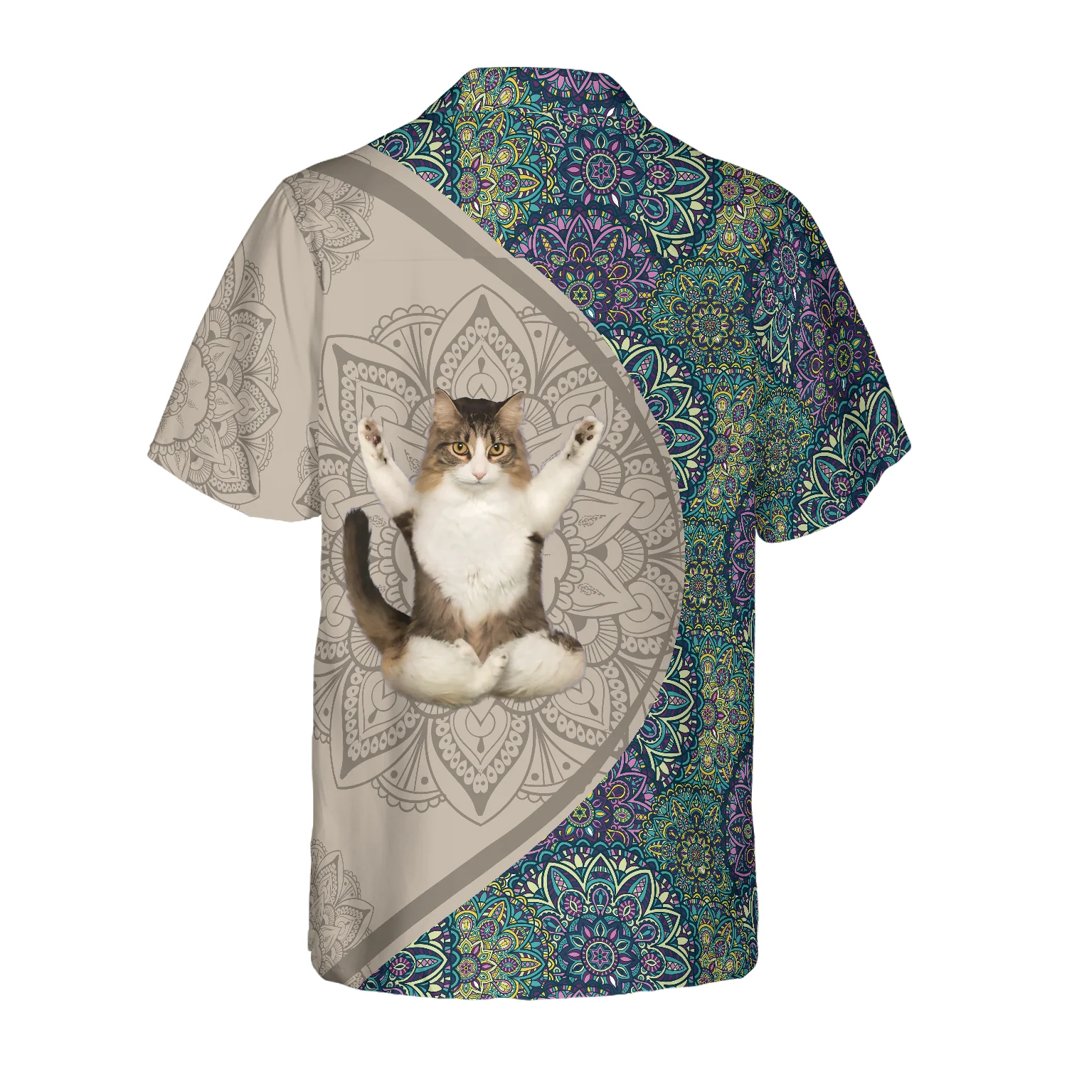 Cat Yoga Hawaiian Shirt Aloha Shirt For Men and Women