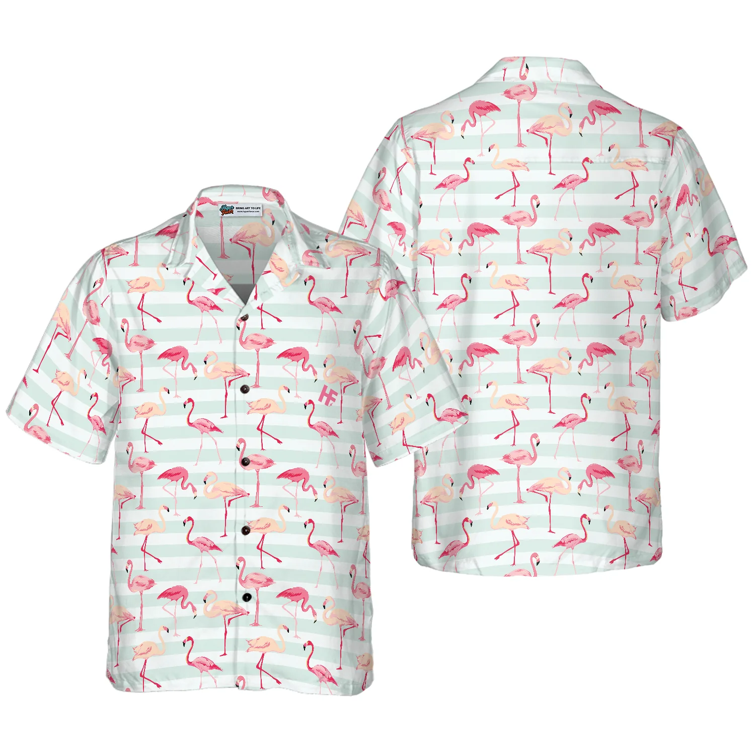 Flamingo 30 Hawaiian Shirt Aloha Shirt For Men and Women