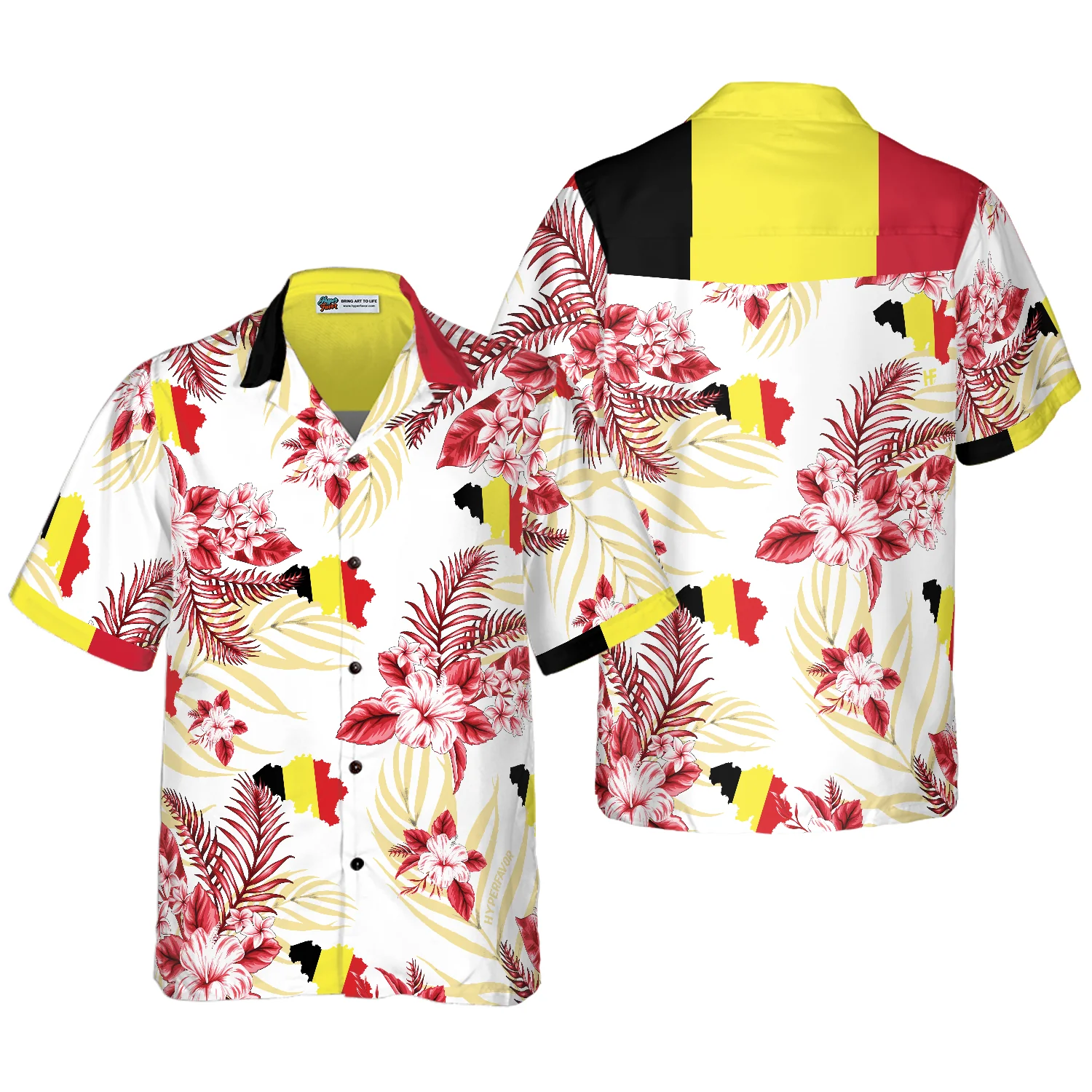 Belgium Hawaiian Shirt Aloha Shirt For Men and Women