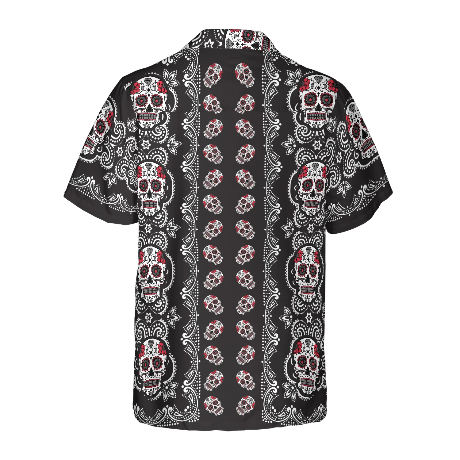 Sugar Skull Hawaiian Shirt Aloha Shirt For Men and Women