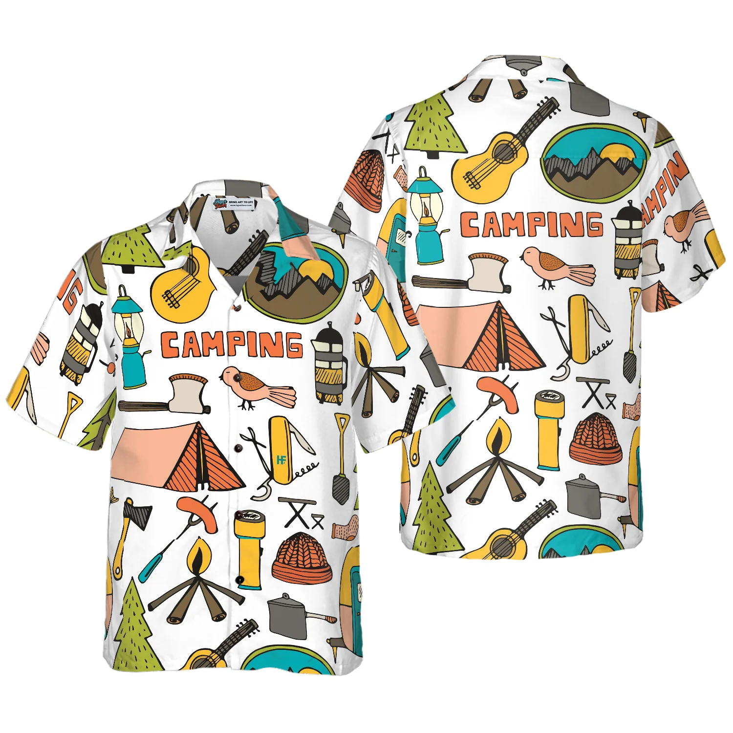 Camping Travel Road Trip Camping Hawaiian Shirt Unique Shirt For Camping Aloha Shirt For Men and Women