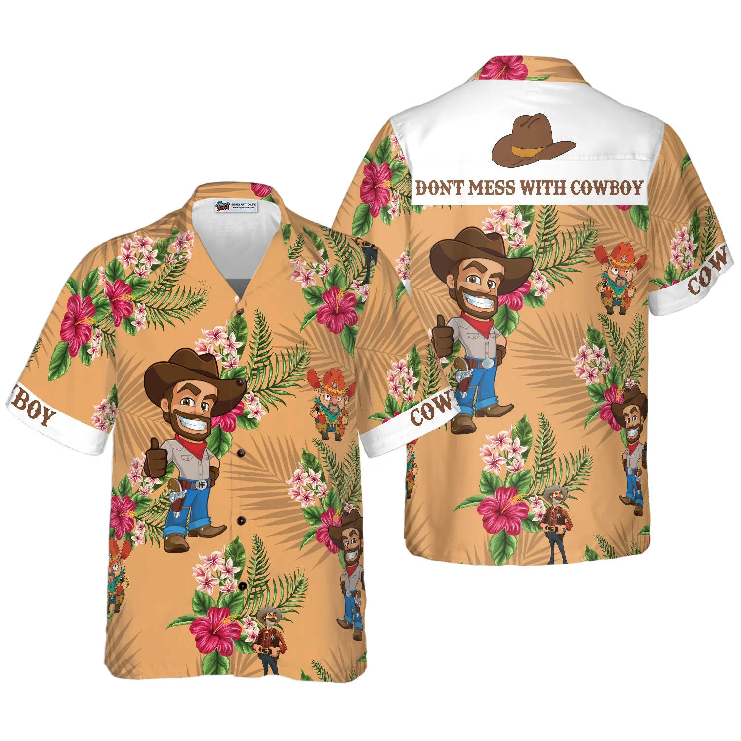 Dont Mess With Cowboy Hawaiian Shirt Aloha Shirt For Men and Women