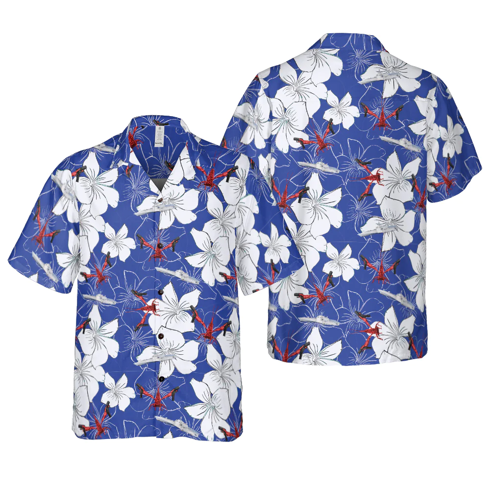 Justin Chapman Blue Version Hawaiian Shirt Aloha Shirt For Men and Women