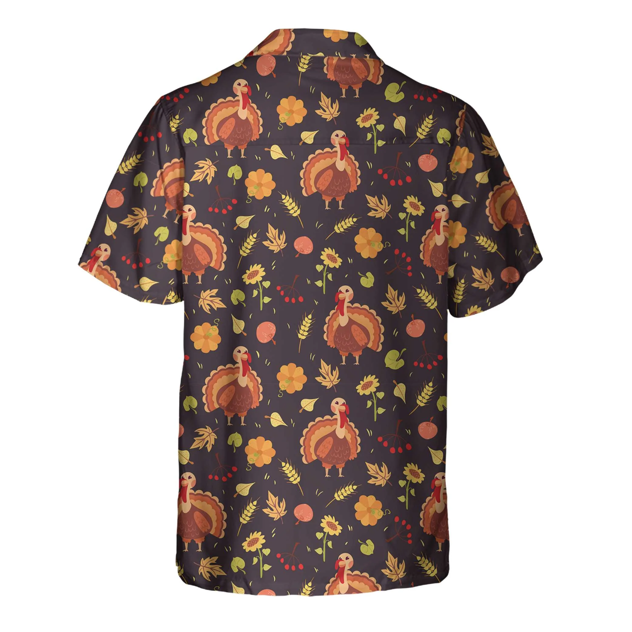 Turkey And Harvest Hawaiian Shirt Funny Thanksgiving Gobble Shirt Best Gift For Thanksgiving Day Aloha Shirt For Men and Women