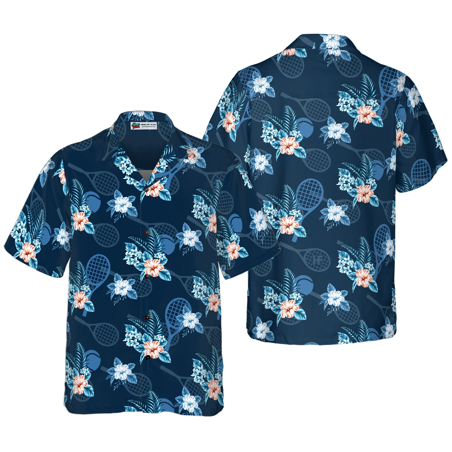 Tropical Tennis 3 Hawaiian Shirt Aloha Shirt For Men and Women