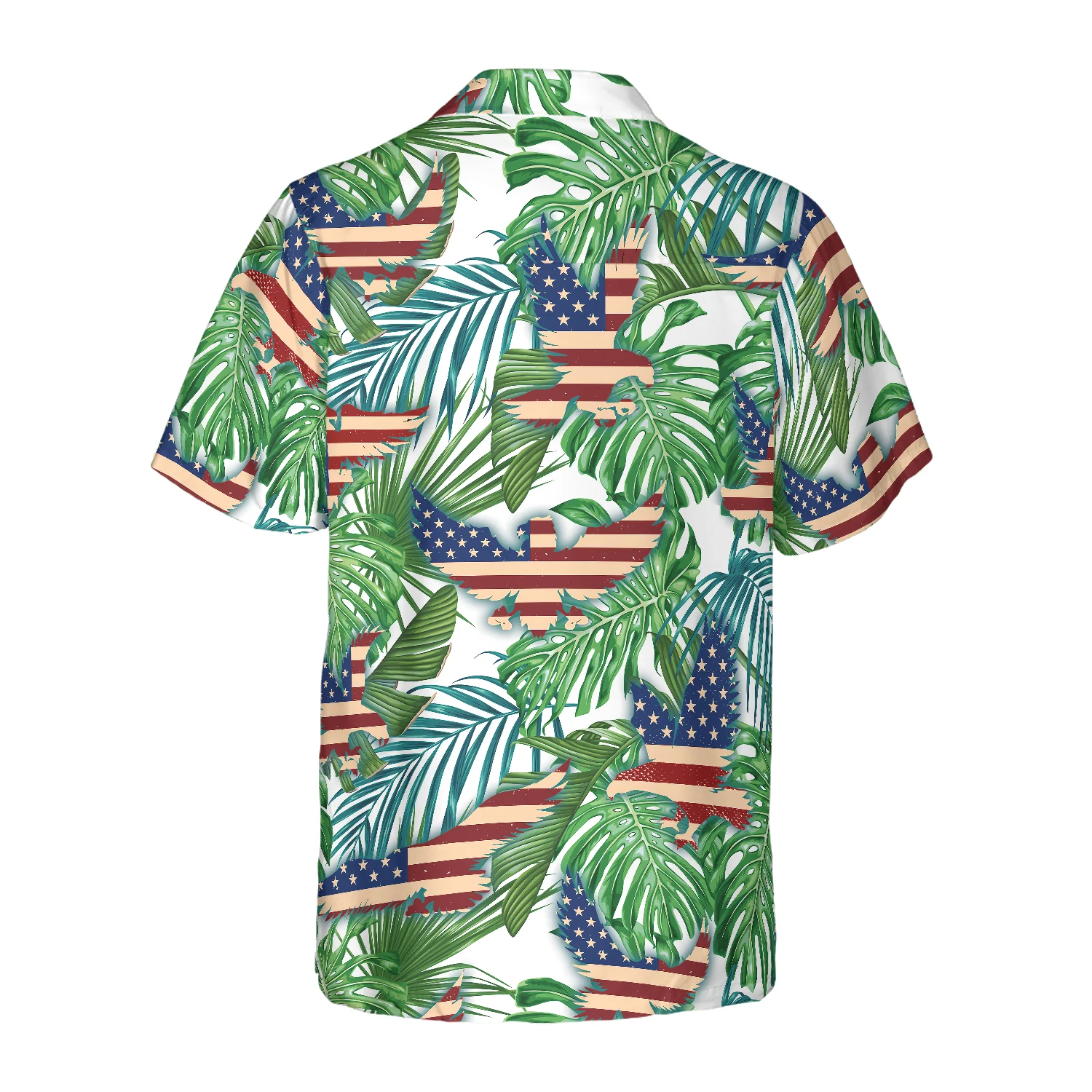 Tropical American Eagle Shirt Hawaiian Shirt Aloha Shirt For Men and Women