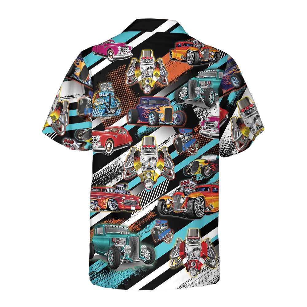 Hot Rod Show Hawaiian Shirt Cool Hot Rod Shirt Aloha Shirt For Men and Women