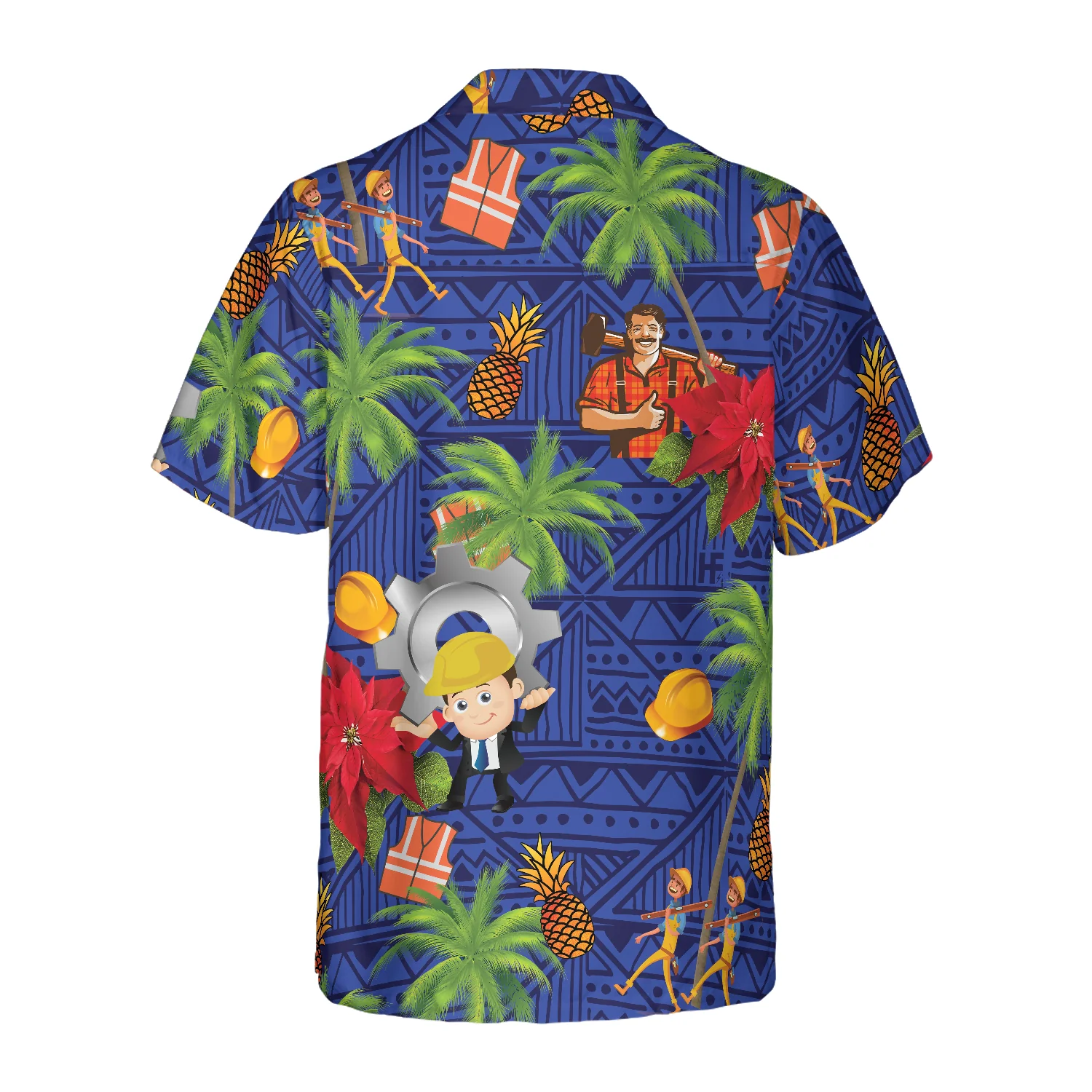 Laborer Proud Hawaiian Shirt Aloha Shirt For Men and Women