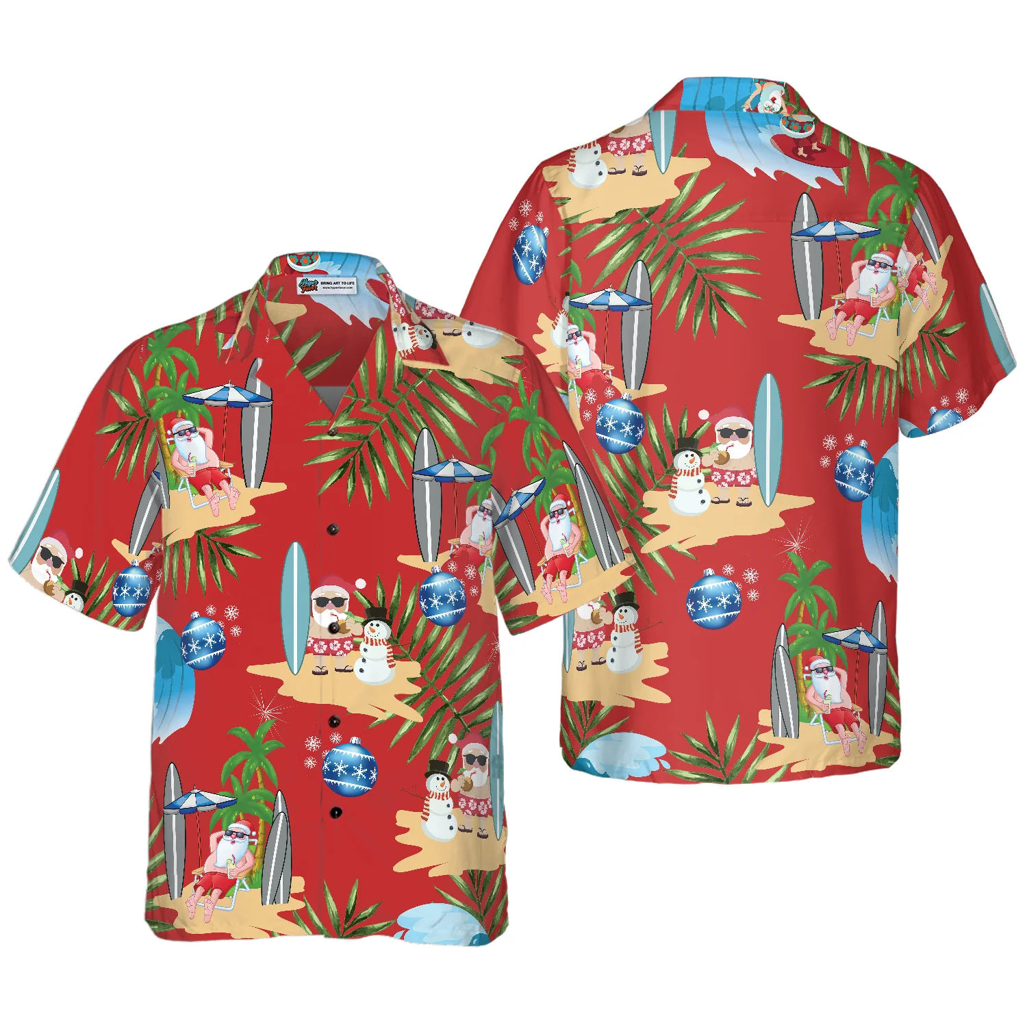 Merry Christmas Santa Claus 11 Hawaiian Shirt Aloha Shirt For Men and Women