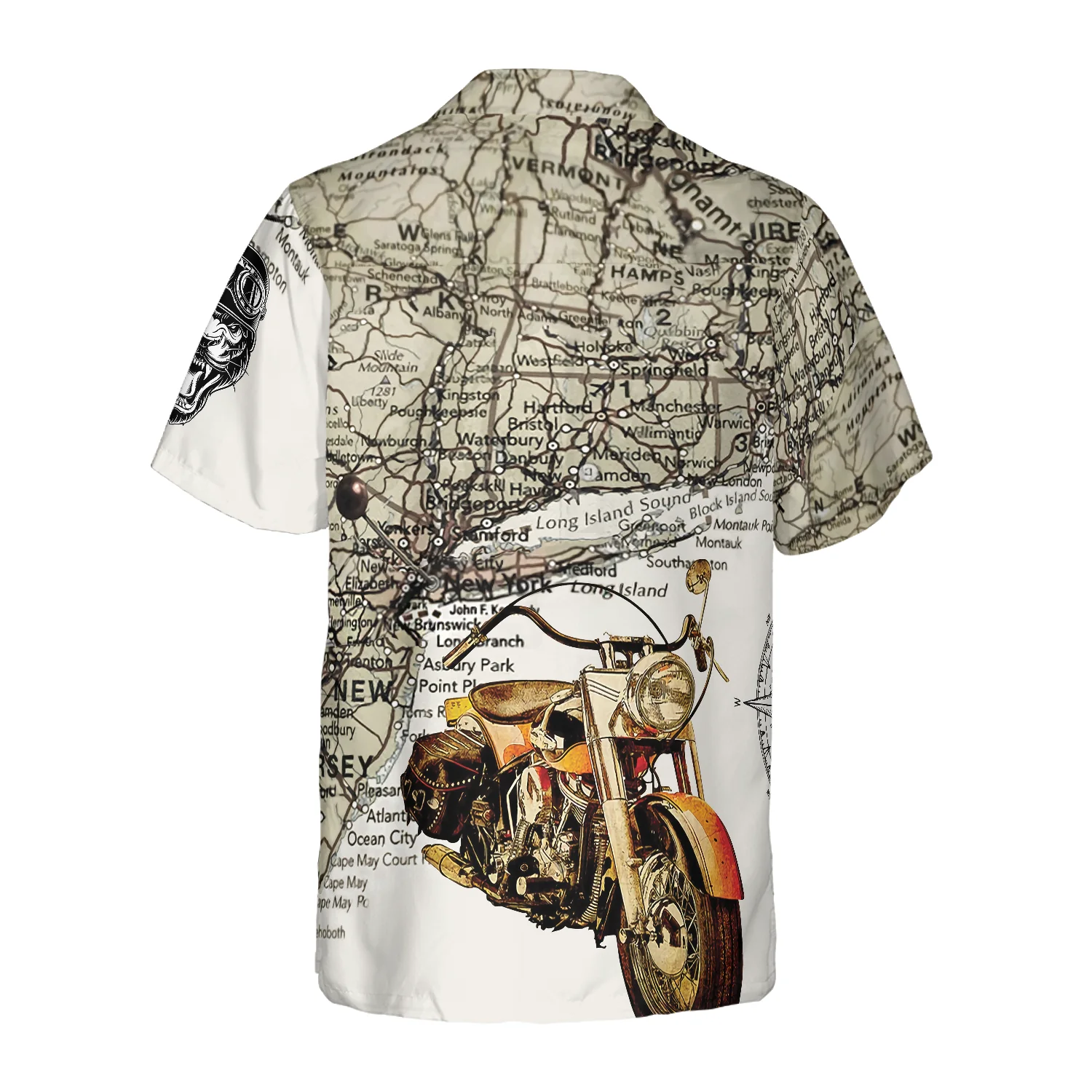 Trouble Makers Born to Ride Hawaiian Shirt Aloha Shirt For Men and Women