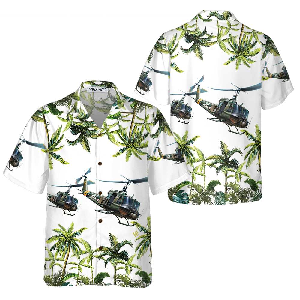 United States Army Helicopter Hawaiian Shirt Helicopter Shirt Cool Helicopter Gift Aloha Shirt For Men and Women