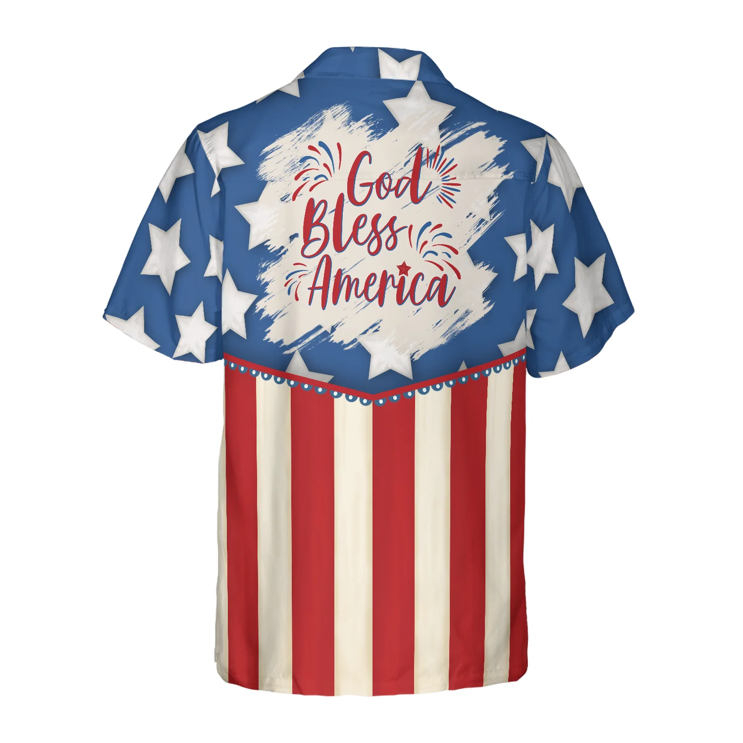 God Bless America 4th Of July Hawaiian Shirt Aloha Shirt For Men and Women