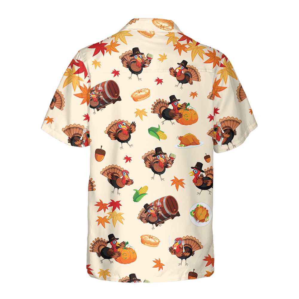 The Cutest Turkey For Thanksgiving Hawaiian Shirt Funny Gobble Shirt Gift For Christmas Day Aloha Shirt For Men and Women