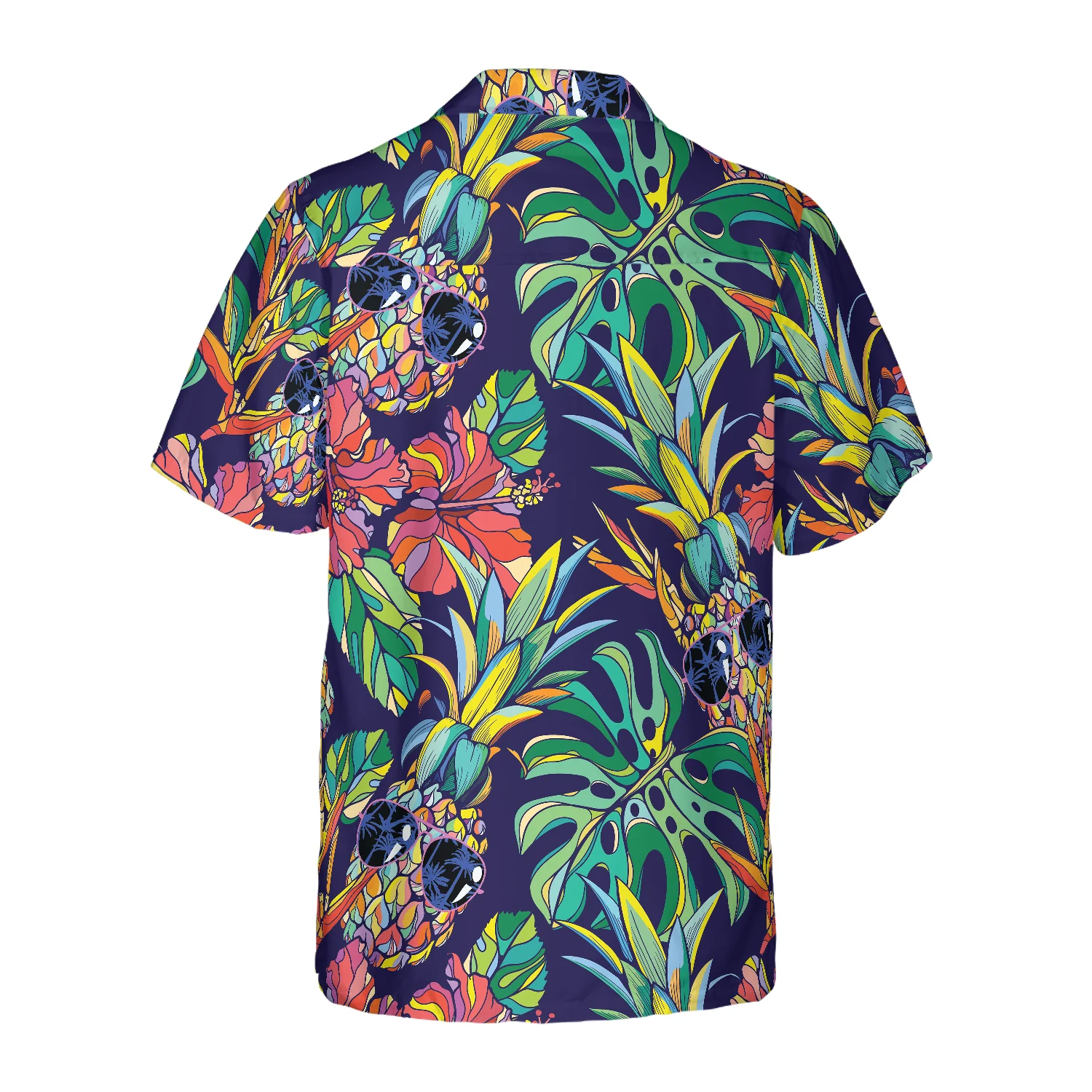 Tropical Coolest Pineapple Hawaiian Shirt Aloha Shirt For Men and Women