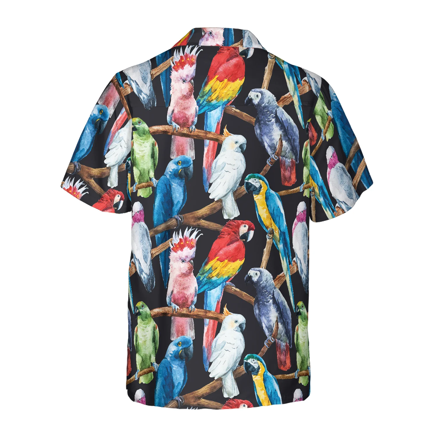 Exotic Parrots  Plant Hawaiian Shirt Aloha Shirt For Men and Women