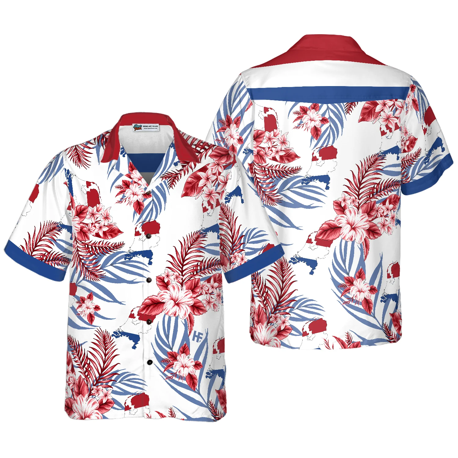 Netherlands Hawaiian Shirt Aloha Shirt For Men and Women