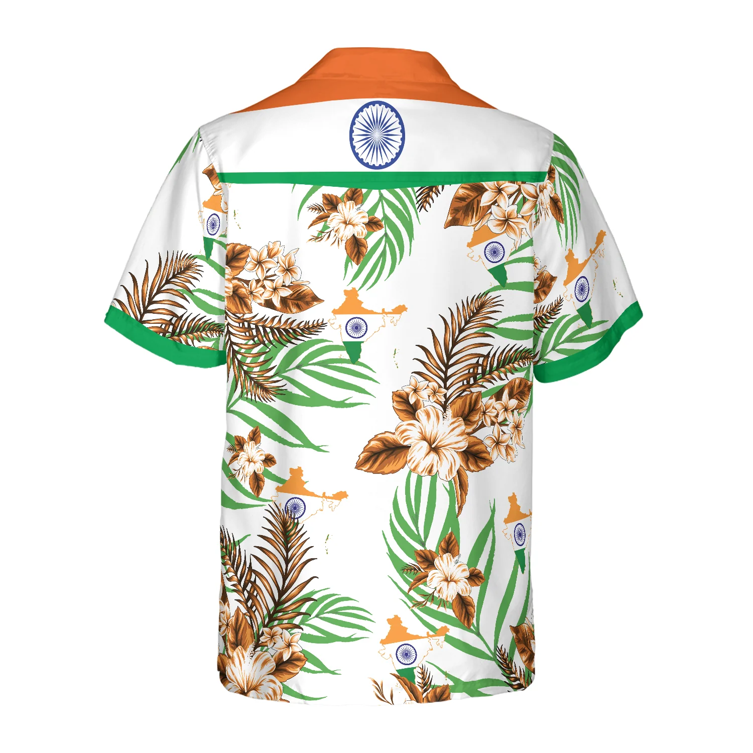 India Proud Hawaiian Shirt Aloha Shirt For Men and Women