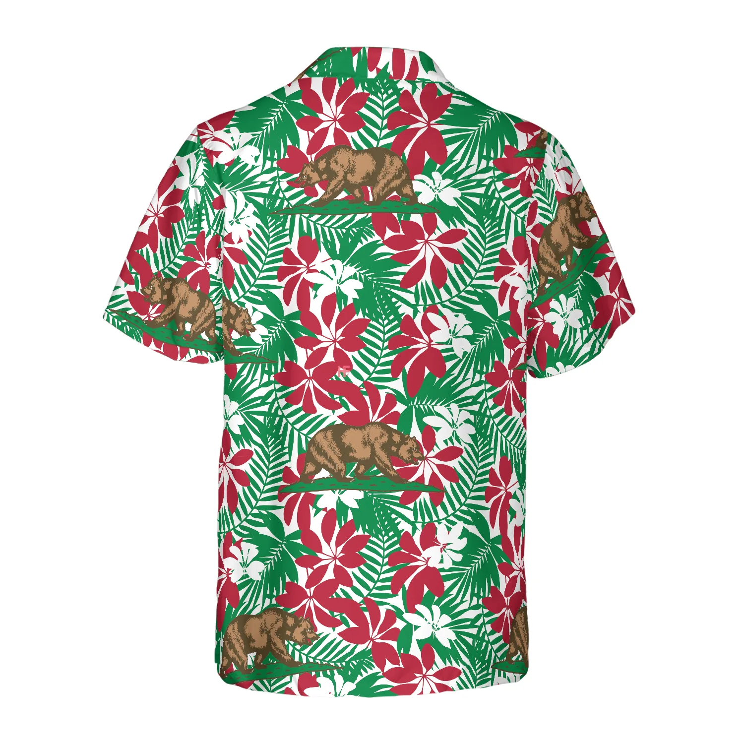 California Flag Seamless Pattern USA Hawaiian Shirt Aloha Shirt For Men and Women