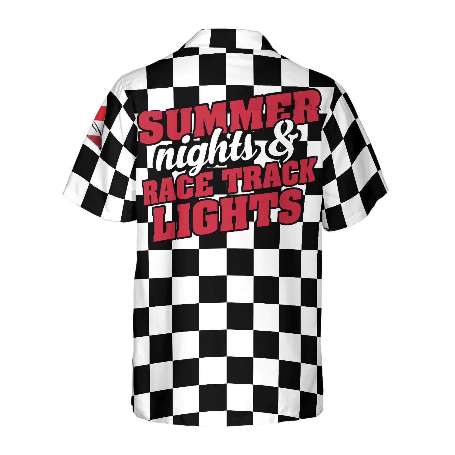 Summer Nights  Race Track Lights Hawaiian Shirt Aloha Shirt For Men and Women