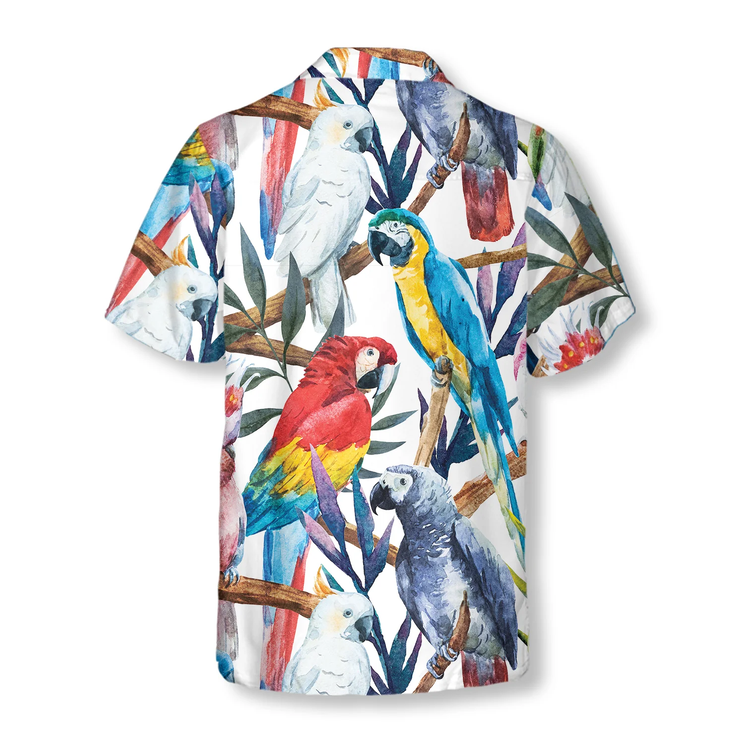 Exotic Parrots  Plant V2 Hawaiian Shirt Aloha Shirt For Men and Women