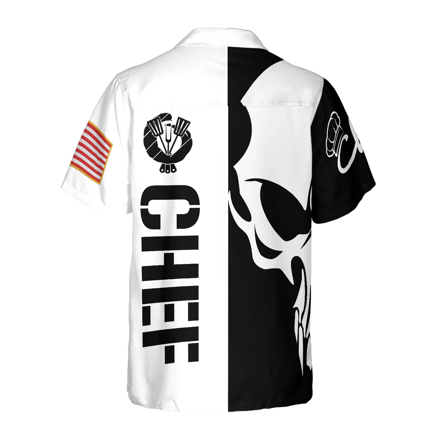 Skull Chef 2 Hawaiian Shirt Aloha Shirt For Men and Women