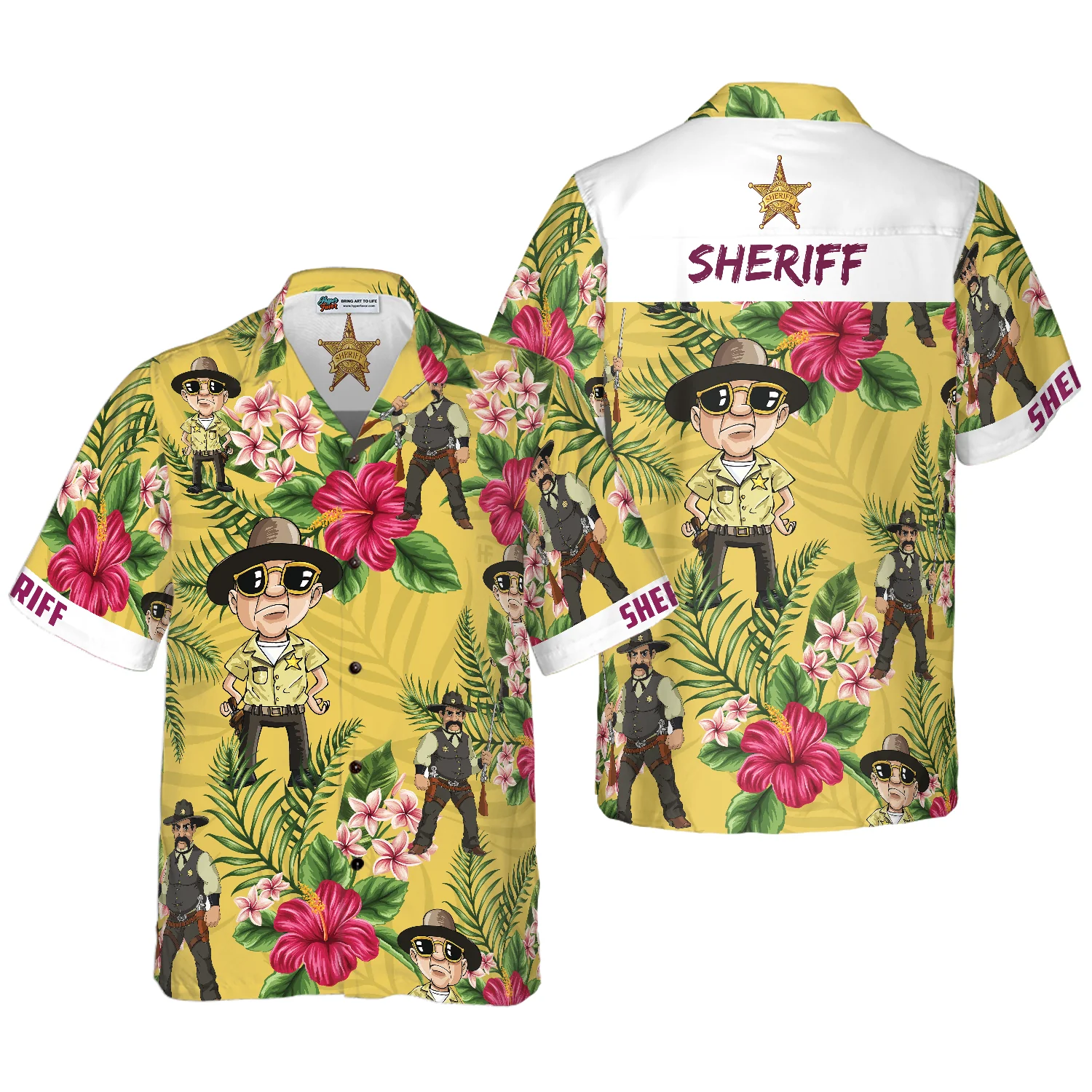 Proud Sheriff Hawaiian Shirt Aloha Shirt For Men and Women