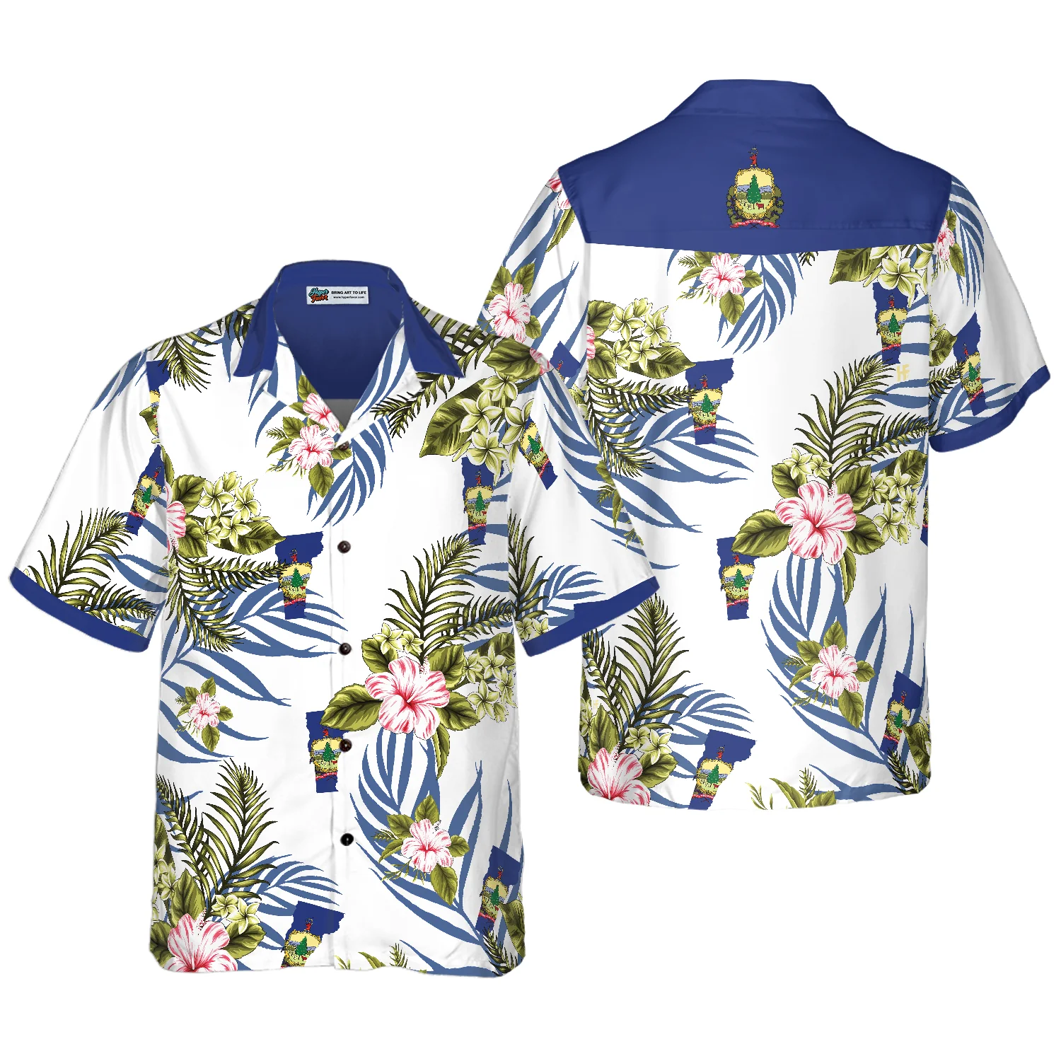 Vermont Proud Hawaiian Shirt Aloha Shirt For Men and Women