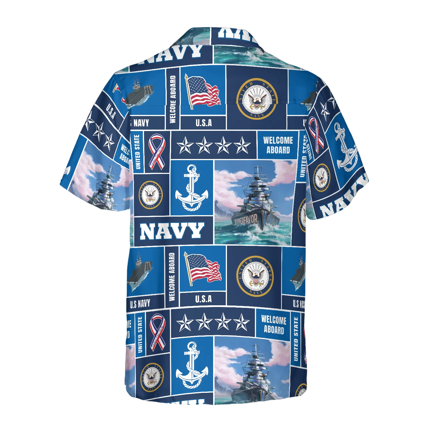 Veteran Soldier US Navy Welcome To Aboard Hawaiian Shirt Aloha Shirt For Men and Women