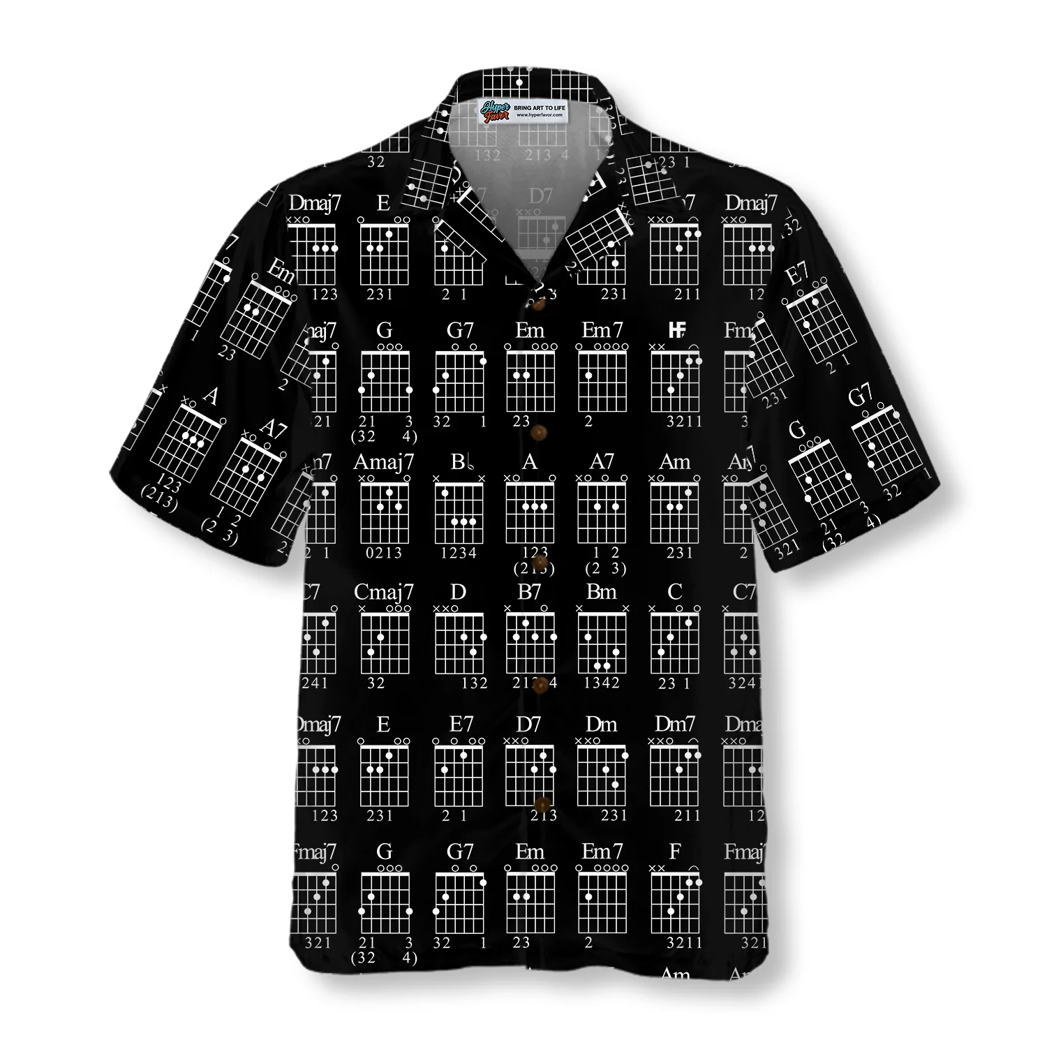 Guitar Chords Hawaiian Shirt Aloha Shirt For Men and Women