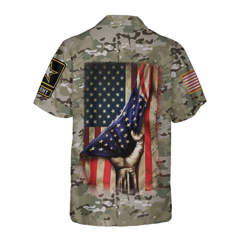 3D Helicopter Camouflage Hawaiian Shirt Helicopter American Flag Shirt Proud Helicopter Gift Idea Aloha Shirt For Men and Women