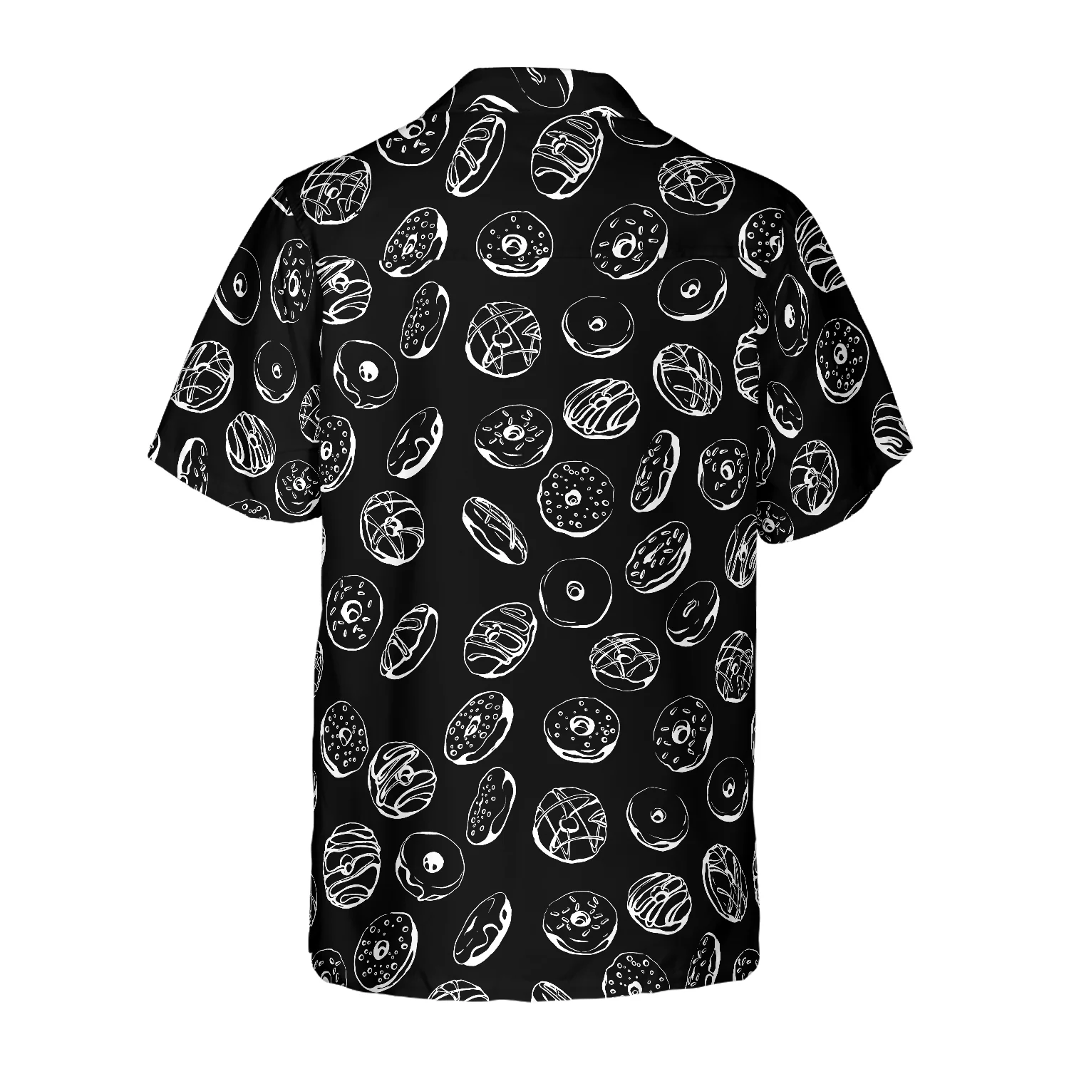 Donut Pattern Hawaiian Shirt Aloha Shirt For Men and Women